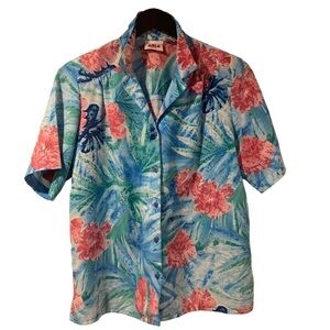 Vintage ALIA Hawaiian Flower Shirt